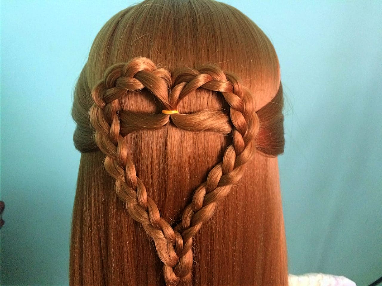 How to make a heart braid hairstyle